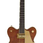 Avis Gretsch Guitars Electromatic Ltd Flame Okoume Broadkaster Double-Cut With Bigsby Rw Roundup Orange – Guitare électrique