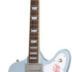 Avis Epiphone Firebird V 1963 Maestro Vibrola Frost Blue Ibgcs – Guitare électrique