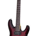 Avis Schecter C-6 Plus See Thru Cherry Burst – Guitare électrique